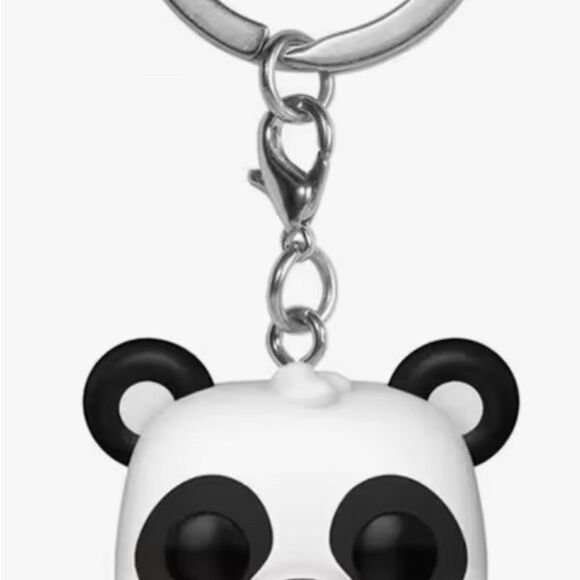 Funko Pocket Pop! Keychain: Kawaii Foodies Poké Panda - Black and White - Picture 2 of 8